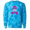Unisex Midweight Tie-Dyed Crewneck Sweatshirt Thumbnail